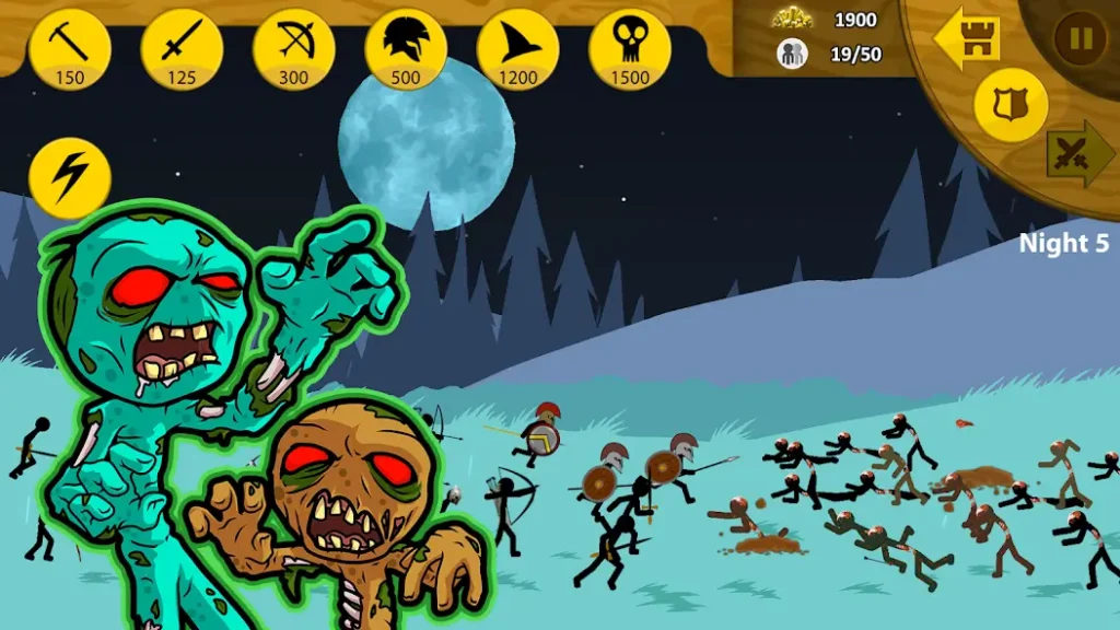 Stick War Legacy Mod APK (v2025.1.80) 2025 | Unlimited All & 999 Army 4 svg%3E